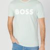 Uomo Boss | T-Shirt Boss Thinking 1 Turchese