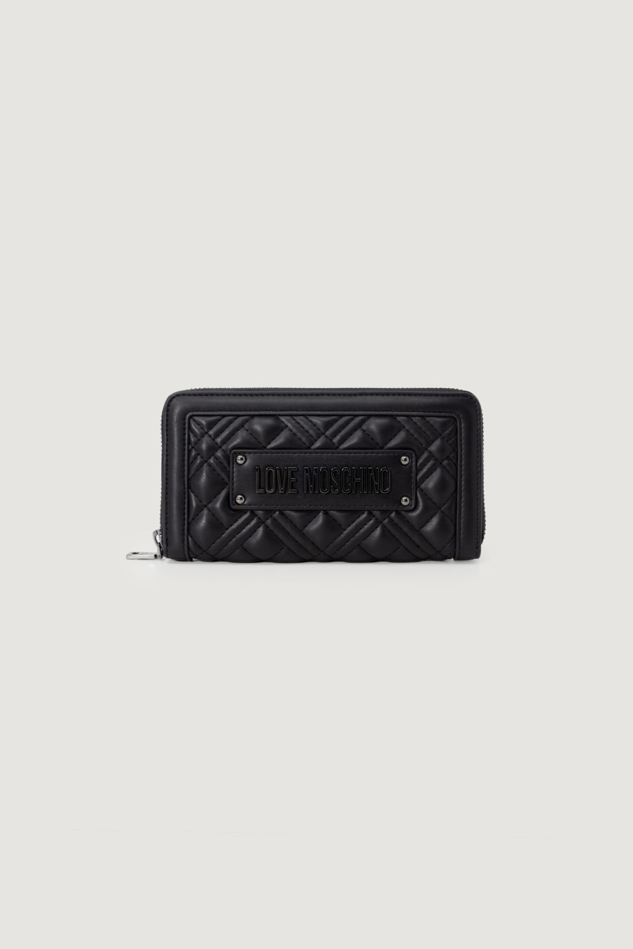 Donna Love Moschino | Portafoglio Grande Love Moschino Quilted Nero