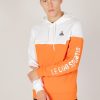 Uomo Le Coq Sportif | Felpa Con Cappuccio Le Coq Sportif - Arancione