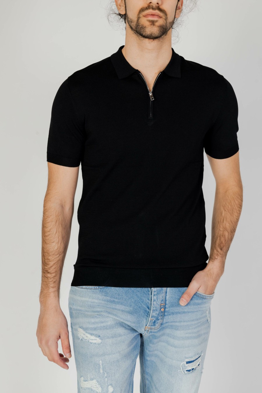 Uomo Antony Morato | T-Shirt Antony Morato Nero