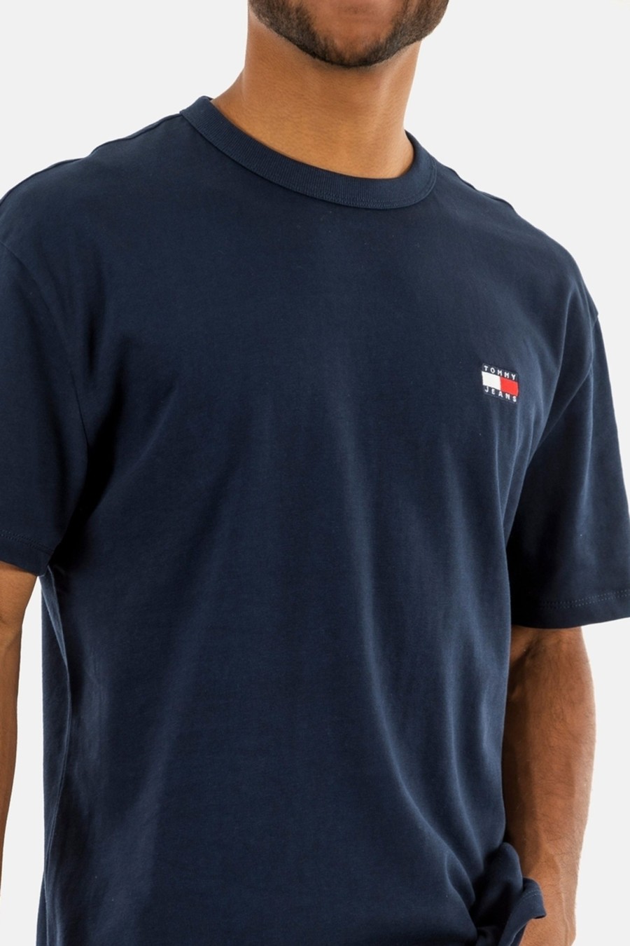 Uomo Tommy Hilfiger | T-Shirt Tommy Hilfiger Reg Badge Ex Blu