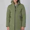 Uomo Aquascutum | Parka Aquascutum Active 3-Way Parka Verde Oliva