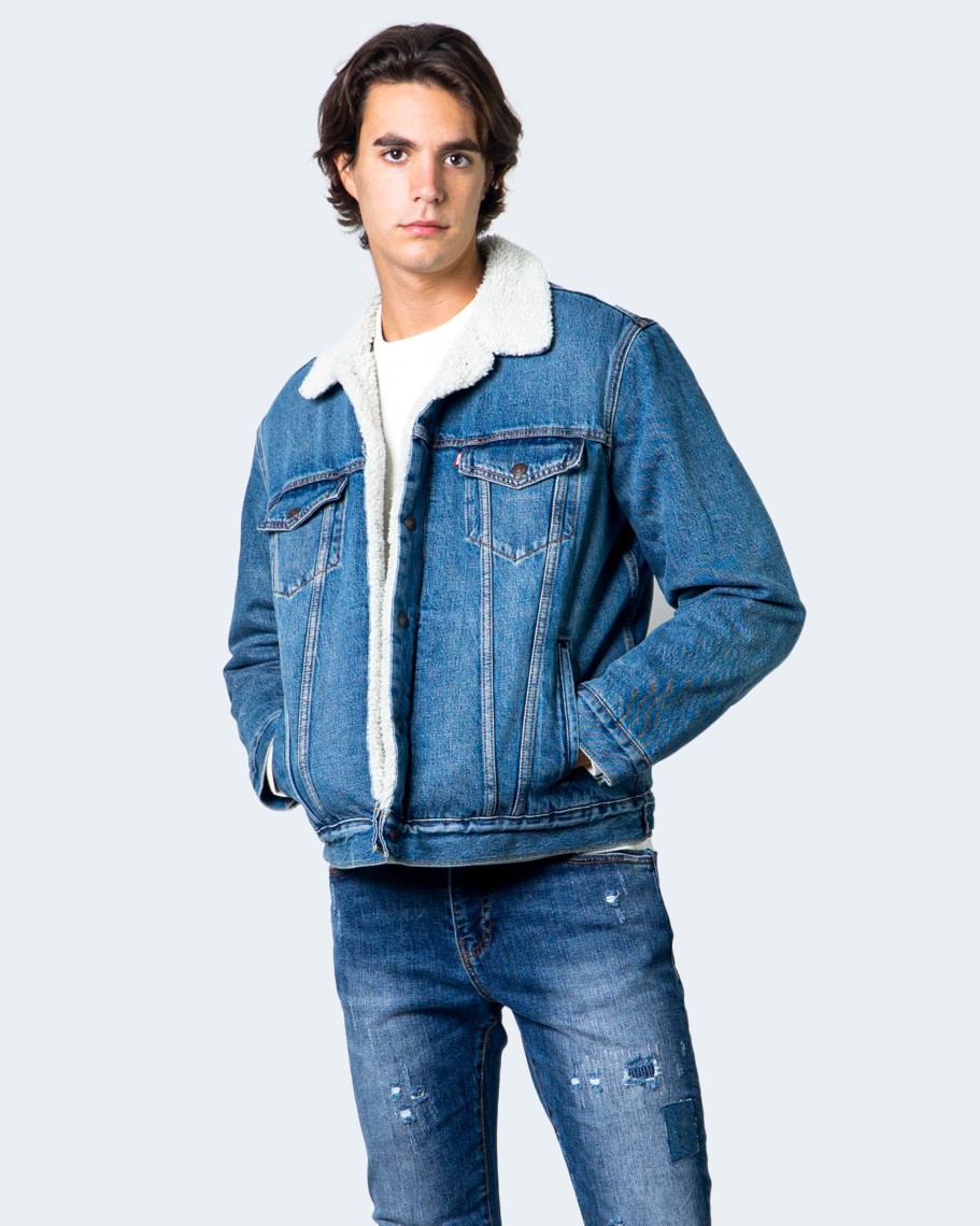 Uomo Levi's® | Giacchetto Levi'S® Sherpa Trucker Denim