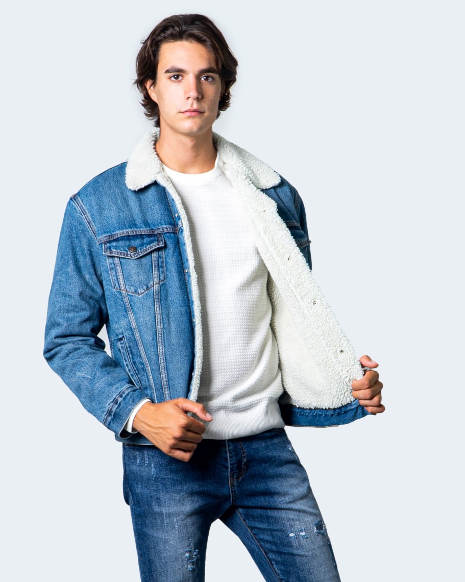 Uomo Levi's® | Giacchetto Levi'S® Sherpa Trucker Denim