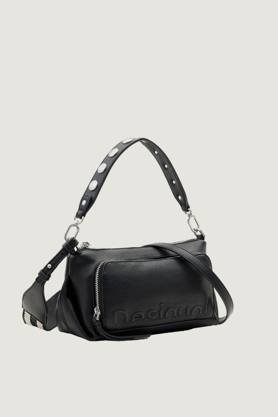 Donna Desigual | Borsa Desigual Bols_Half Logo Urus Nero