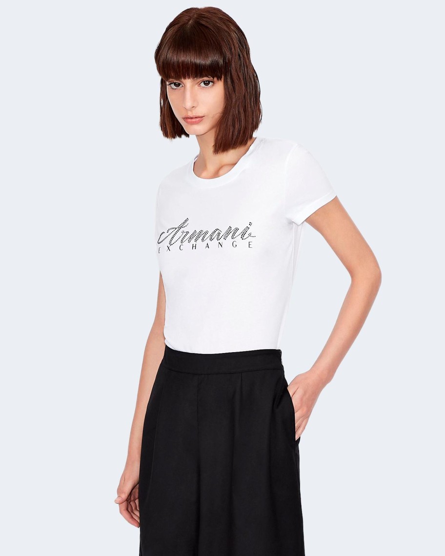 Donna Armani Exchange | T-Shirt Armani Exchange Bianco