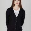 Donna Street One | Cardigan Street One Ribbed Nero