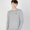 Uomo U.S. Polo Assn. | Maglia U.S. Polo Assn. Leon Eh03 Grigio Chiaro