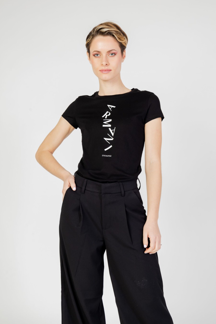 Donna Armani Exchange | T-Shirt Armani Exchange Nero