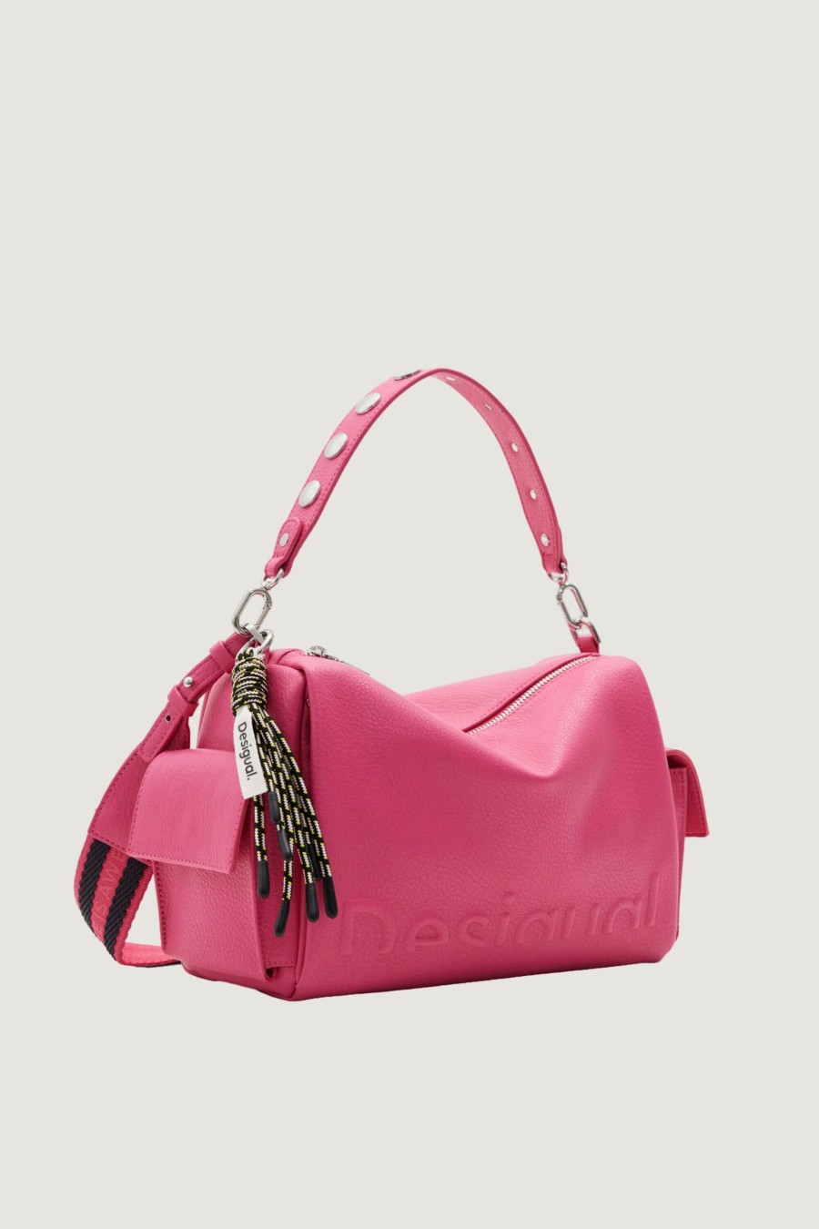 Donna Desigual | Borsa Desigual Bols_Half Logo Habana Fuxia