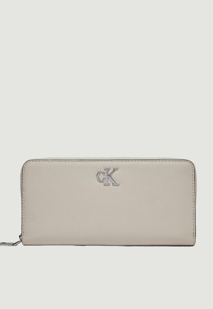 Donna Calvin Klein | Portafoglio Grande Calvin Klein Beige Chiaro