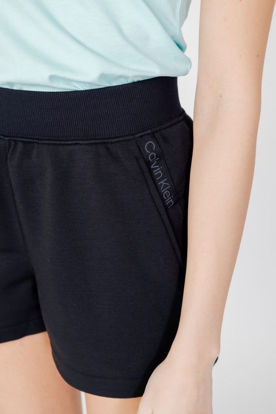 Donna Calvin Klein Sport | Shorts Calvin Klein Sport Pw - Knit Nero