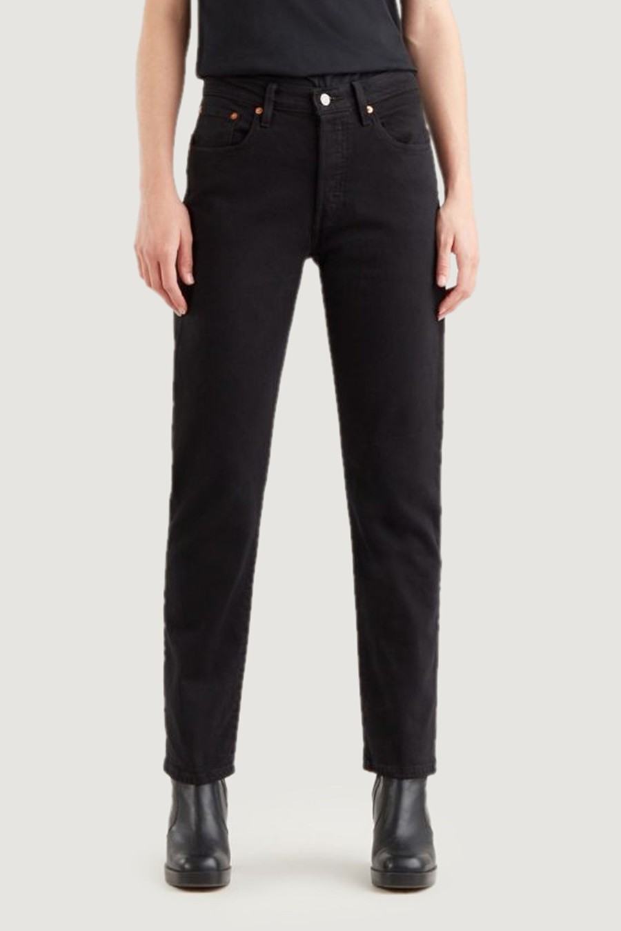 Donna Levi's® | Jeans Bootcut Levi'S® 501 Crop Nero