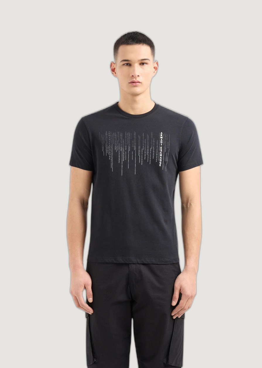 Uomo Armani Exchange | T-Shirt Armani Exchange Nero