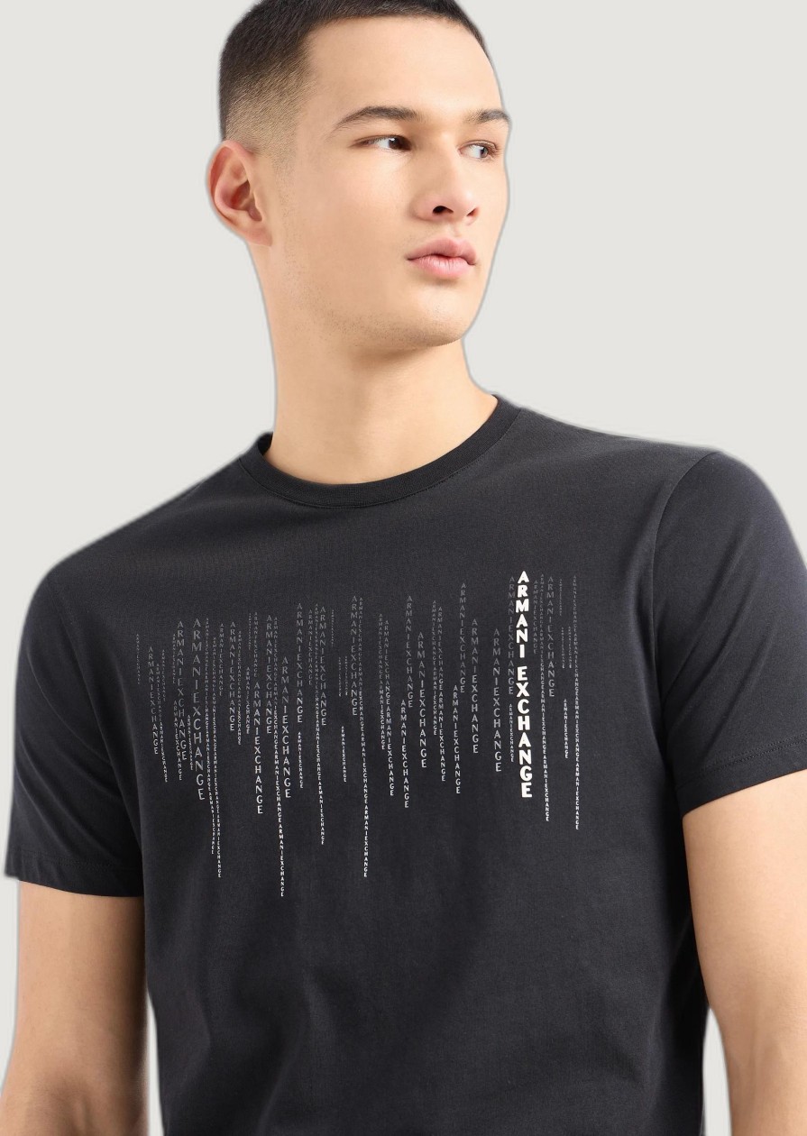 Uomo Armani Exchange | T-Shirt Armani Exchange Nero