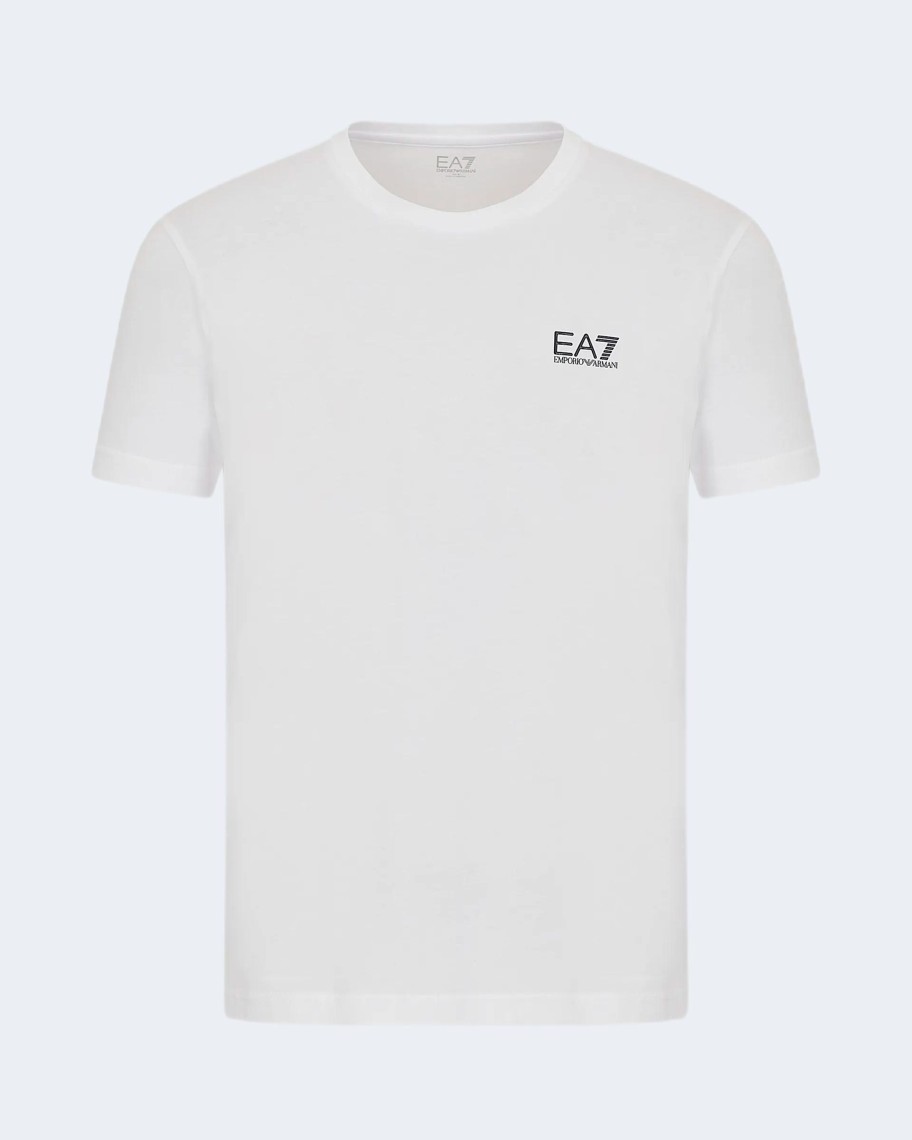 Uomo EA7 | T-Shirt Ea7 Bianco