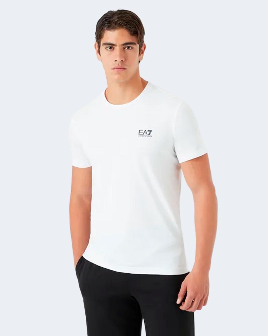 Uomo EA7 | T-Shirt Ea7 Bianco