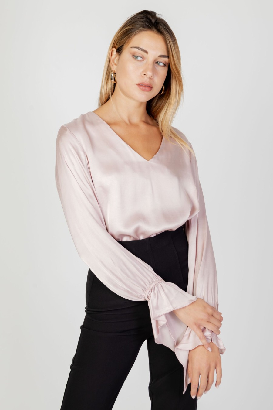 Donna Sandro Ferrone | Bluse Manica Lunga Sandro Ferrone Rosa