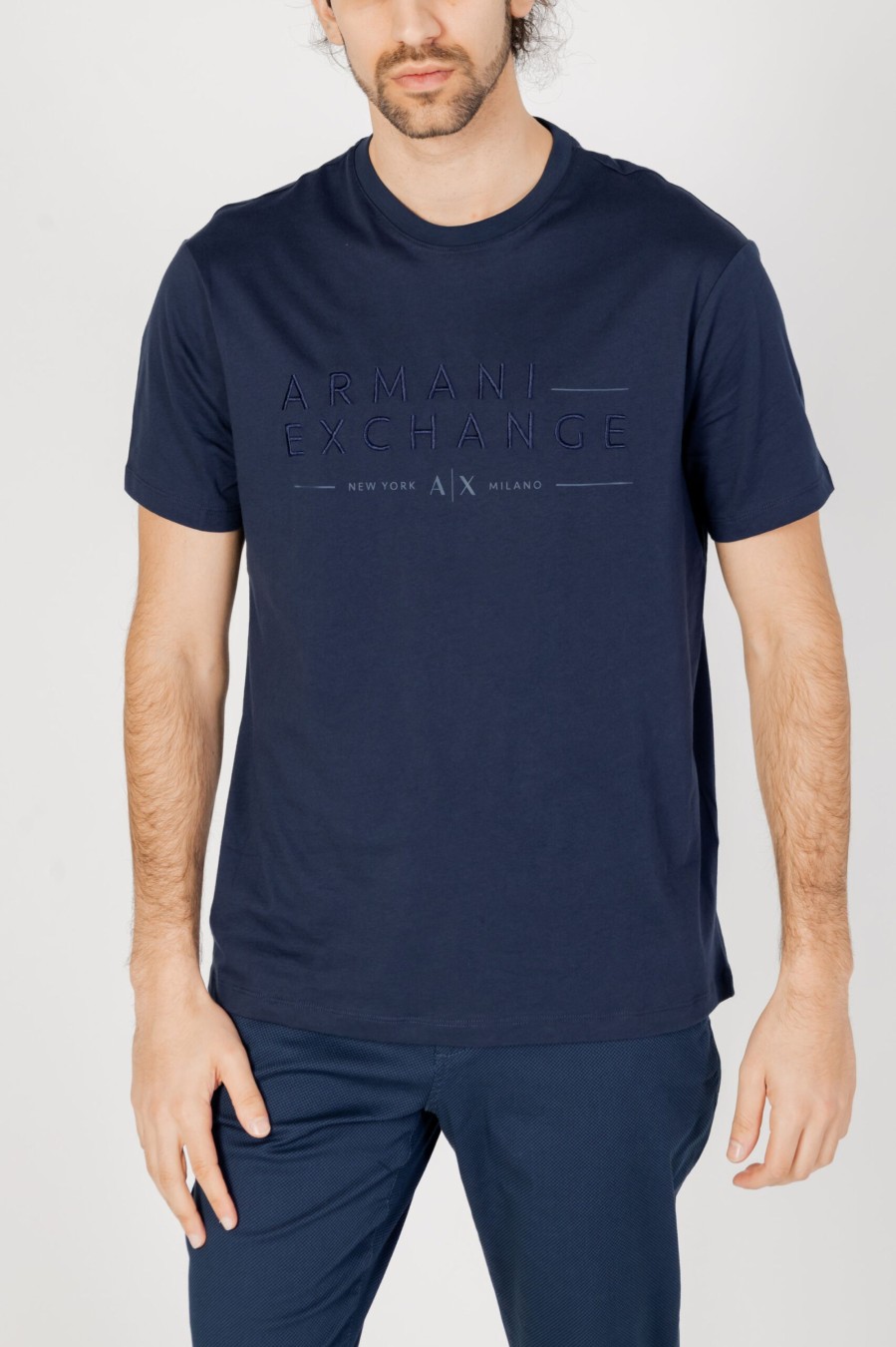 Uomo Armani Exchange | T-Shirt Armani Exchange Blu