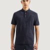 Uomo Armani Exchange | Polo Manica Corta Armani Exchange Blu