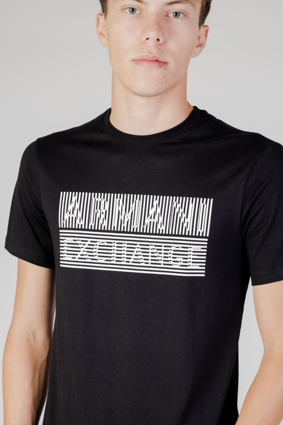 Uomo Armani Exchange | T-Shirt Armani Exchange Nero