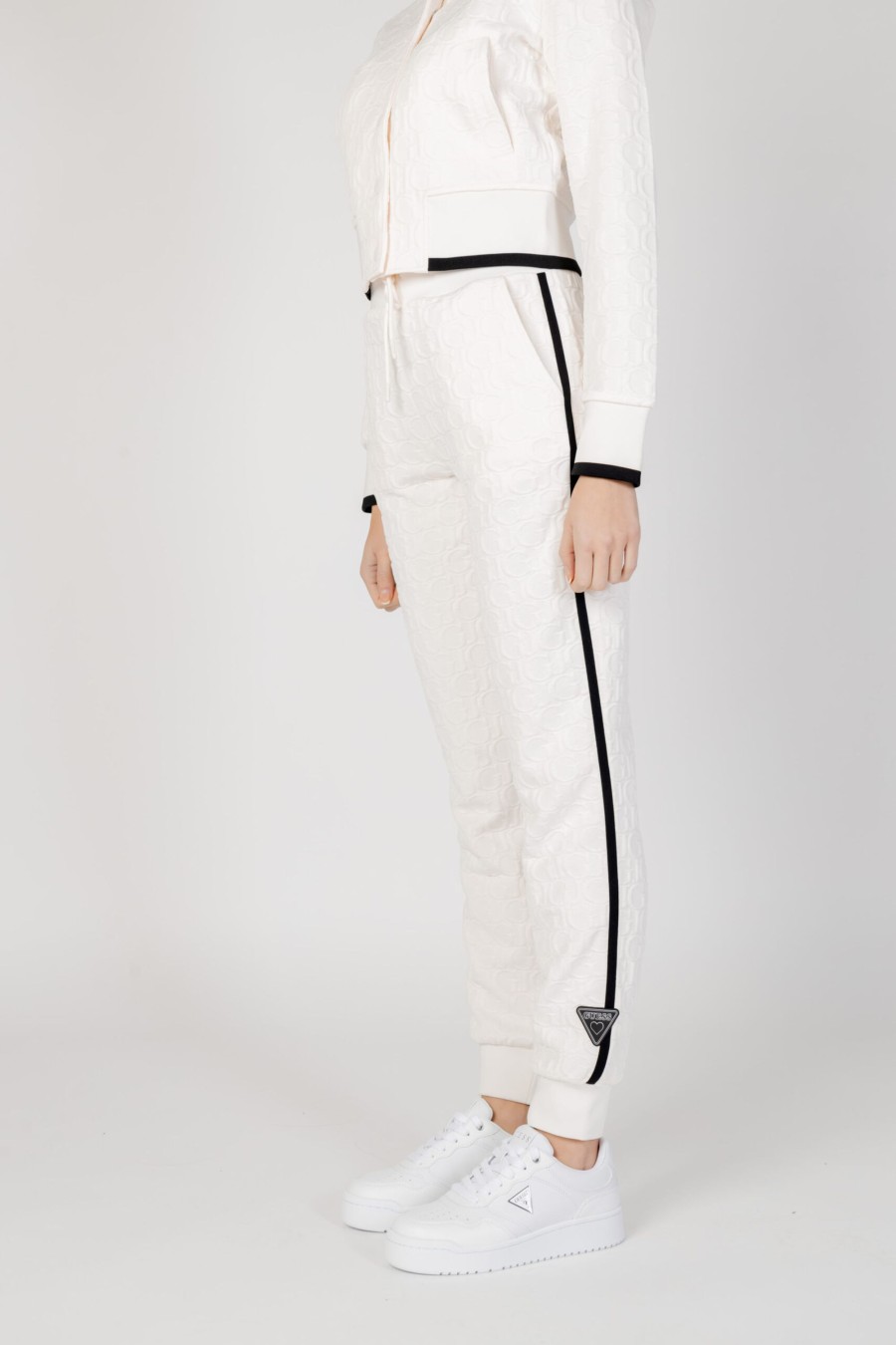 Donna Guess | Pantaloni Sportivi Guess Active Cheri Long Pant Bianco