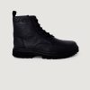 Uomo Calvin Klein | Stivaletti Calvin Klein Eva Mid Laceup Boot Lth Nero