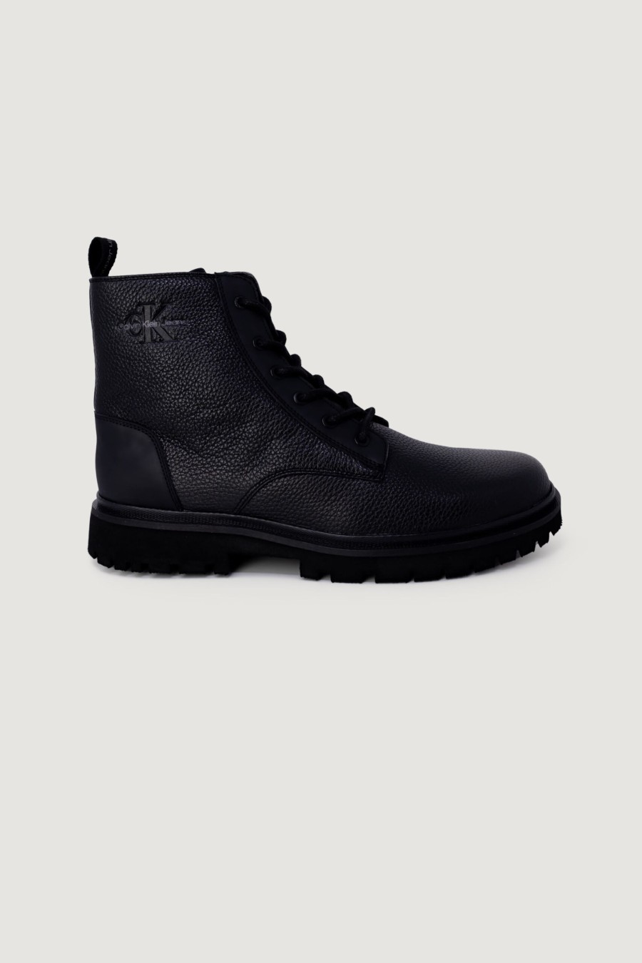 Uomo Calvin Klein | Stivaletti Calvin Klein Eva Mid Laceup Boot Lth Nero