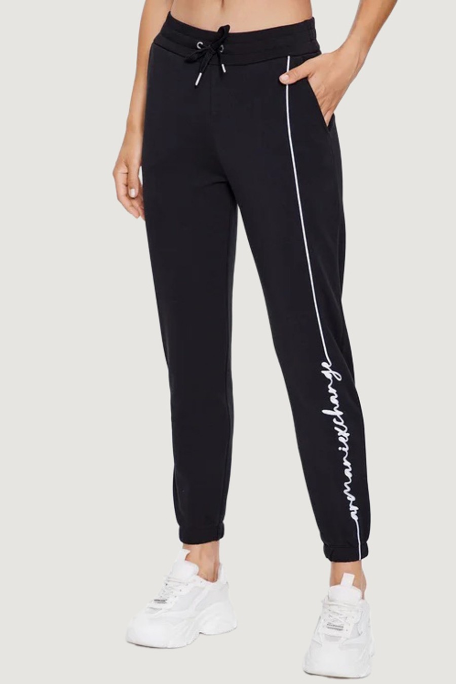 Donna Armani Exchange | Pantaloni Sportivi Armani Exchange Nero