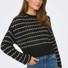 Donna Only | Maglione Only Onlasa Ls O-Neck Cc Nero