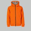 Uomo Aquascutum | Giubbotto Aquascutum Active Hooded Jacket Arancione