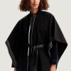 Donna Desigual | Mantella Desigual Poncho_Cruces Milan Nero