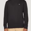 Uomo Tommy Hilfiger | Felpa Senza Cappuccio Tommy Hilfiger Regular Fleece C Nero