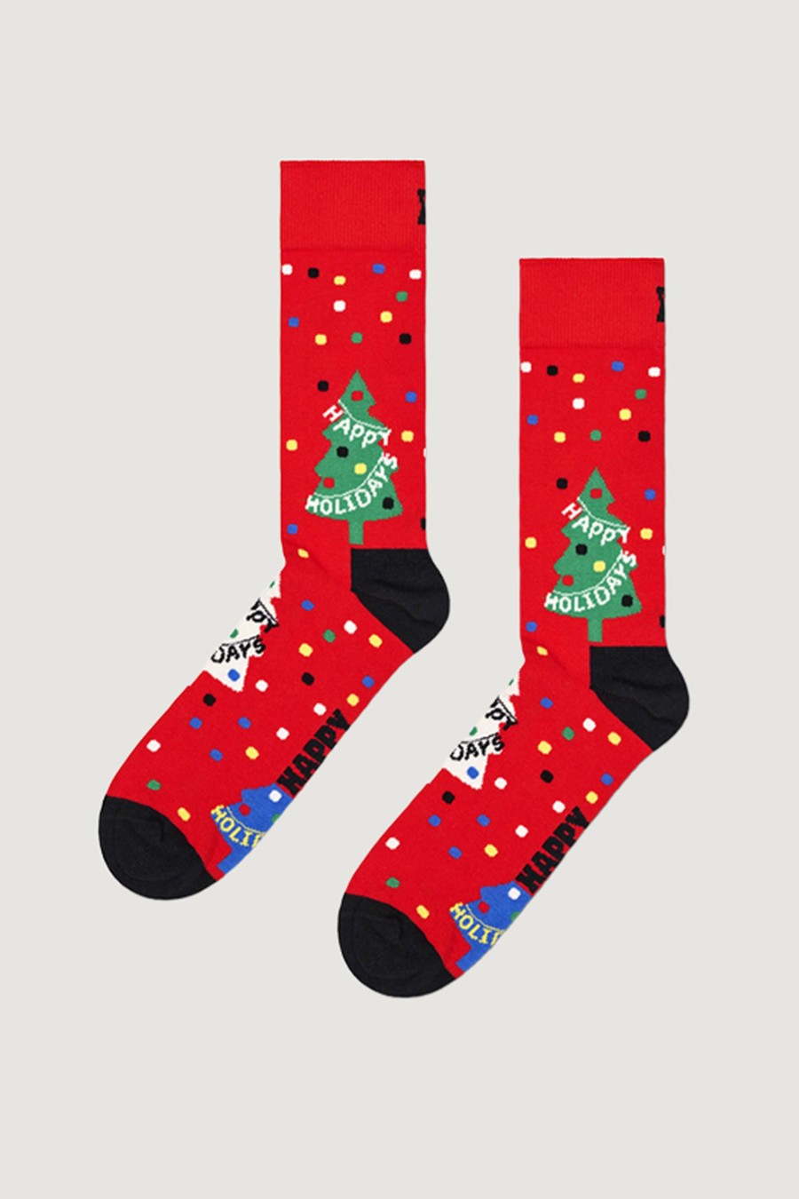 Donna Happy Socks | Calzini Happy Socks Happy Holidays Rosso