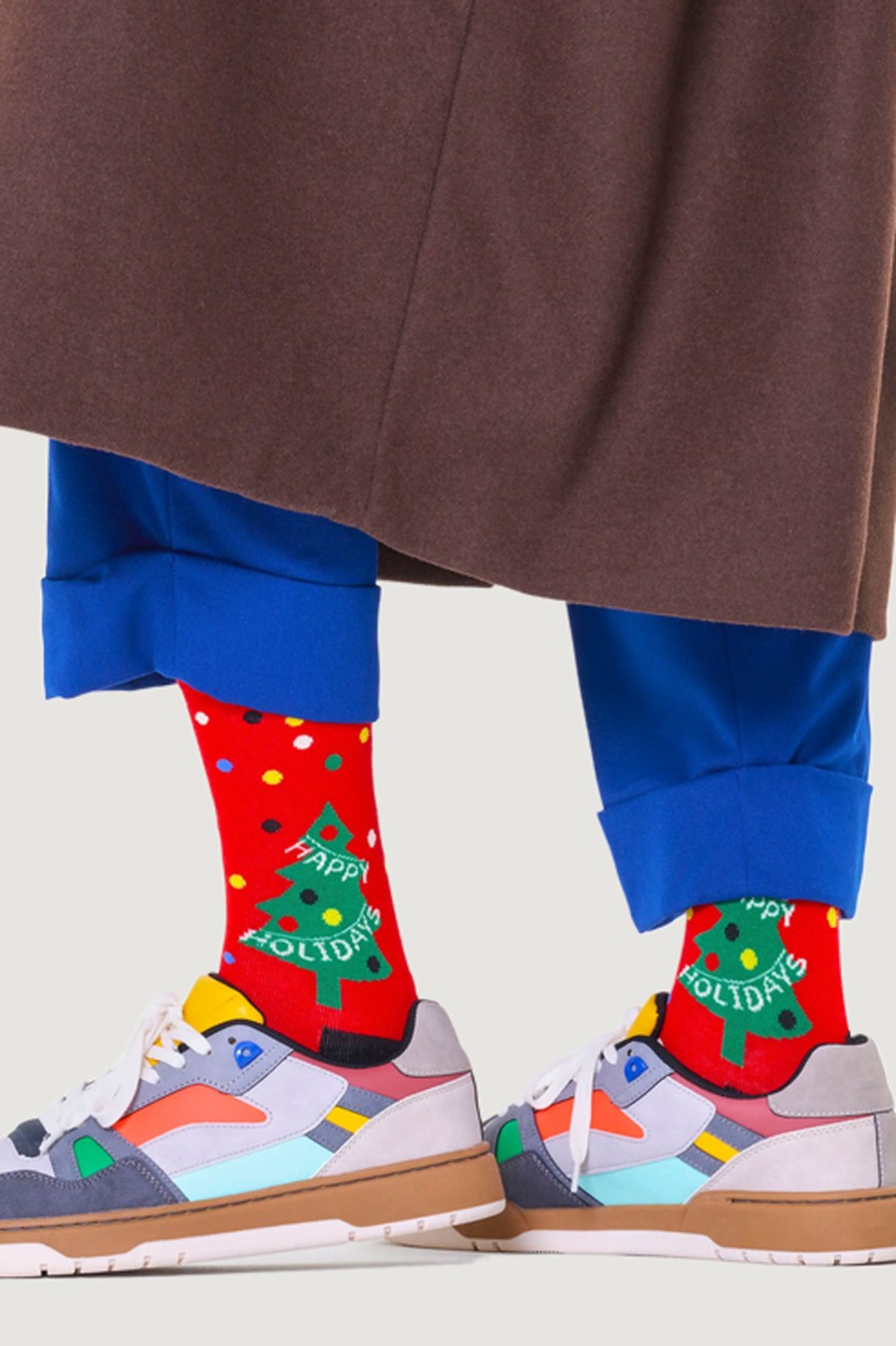 Donna Happy Socks | Calzini Happy Socks Happy Holidays Rosso