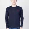 Uomo U.S. Polo Assn. | T-Shirt Manica Lunga U.S. Polo Assn. Will Eh03 Blu