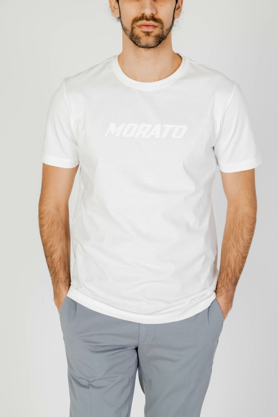 Uomo Antony Morato | T-Shirt Antony Morato Crema