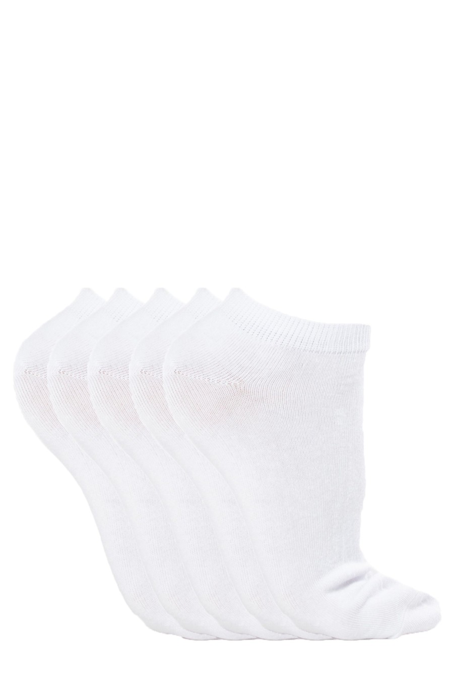 Uomo Jack Jones | Calzini Corti Jack Jones Dongo 5 Pack Noos Bianco