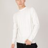 Uomo Antony Morato | Maglione Antony Morato Regular Fit In Filato Crema