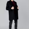 Uomo Antony Morato | Cappotto Antony Morato Russel Slim Fit Nero