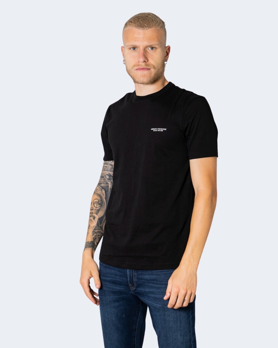 Uomo Armani Exchange | T-Shirt Armani Exchange Nero