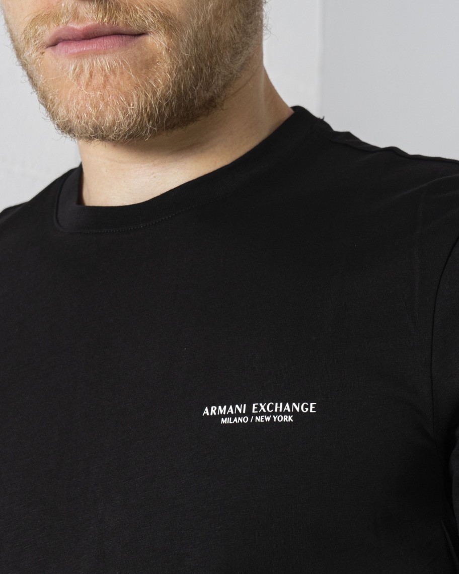 Uomo Armani Exchange | T-Shirt Armani Exchange Nero