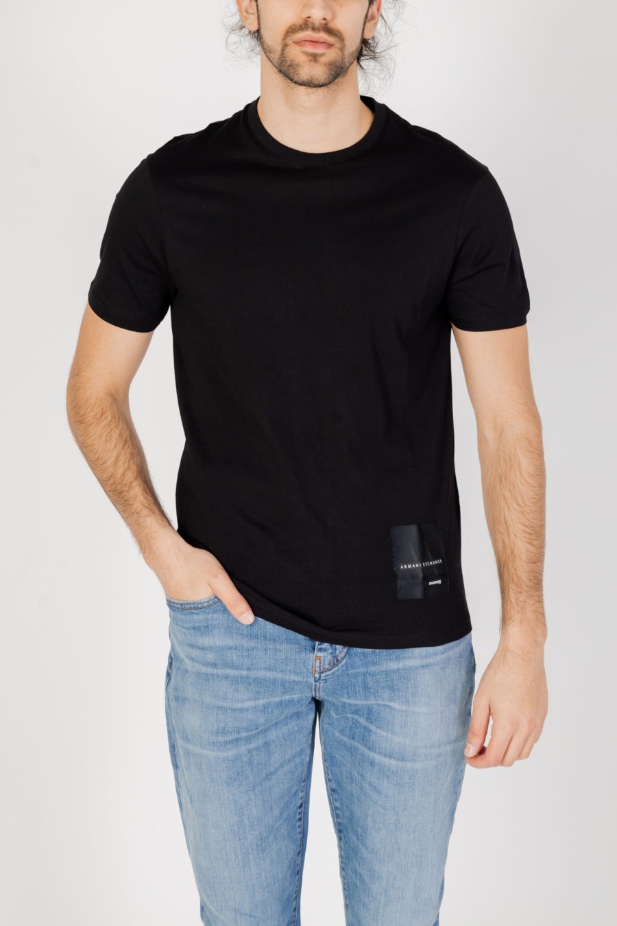 Uomo Armani Exchange | T-Shirt Armani Exchange Nero