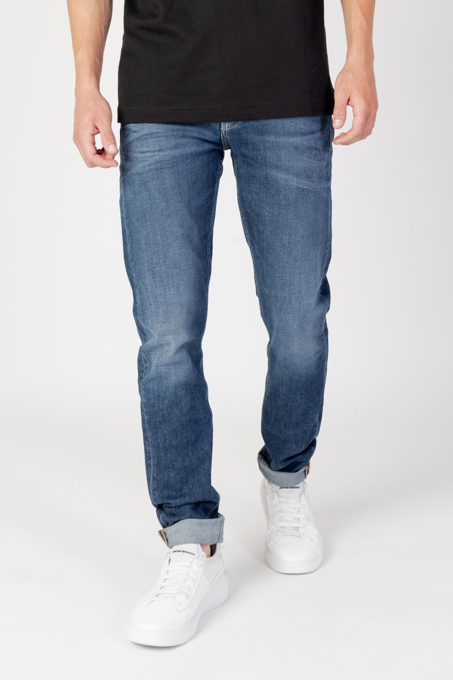 Uomo Calvin Klein | Jeans Tapered Calvin Klein Slim Taper Denim