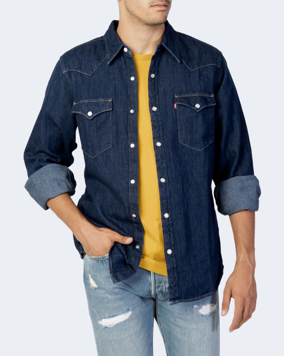 Uomo Levi's® | Camicia Manica Lunga Levi'S® Barstow Western Standard 85744-0000 Blu