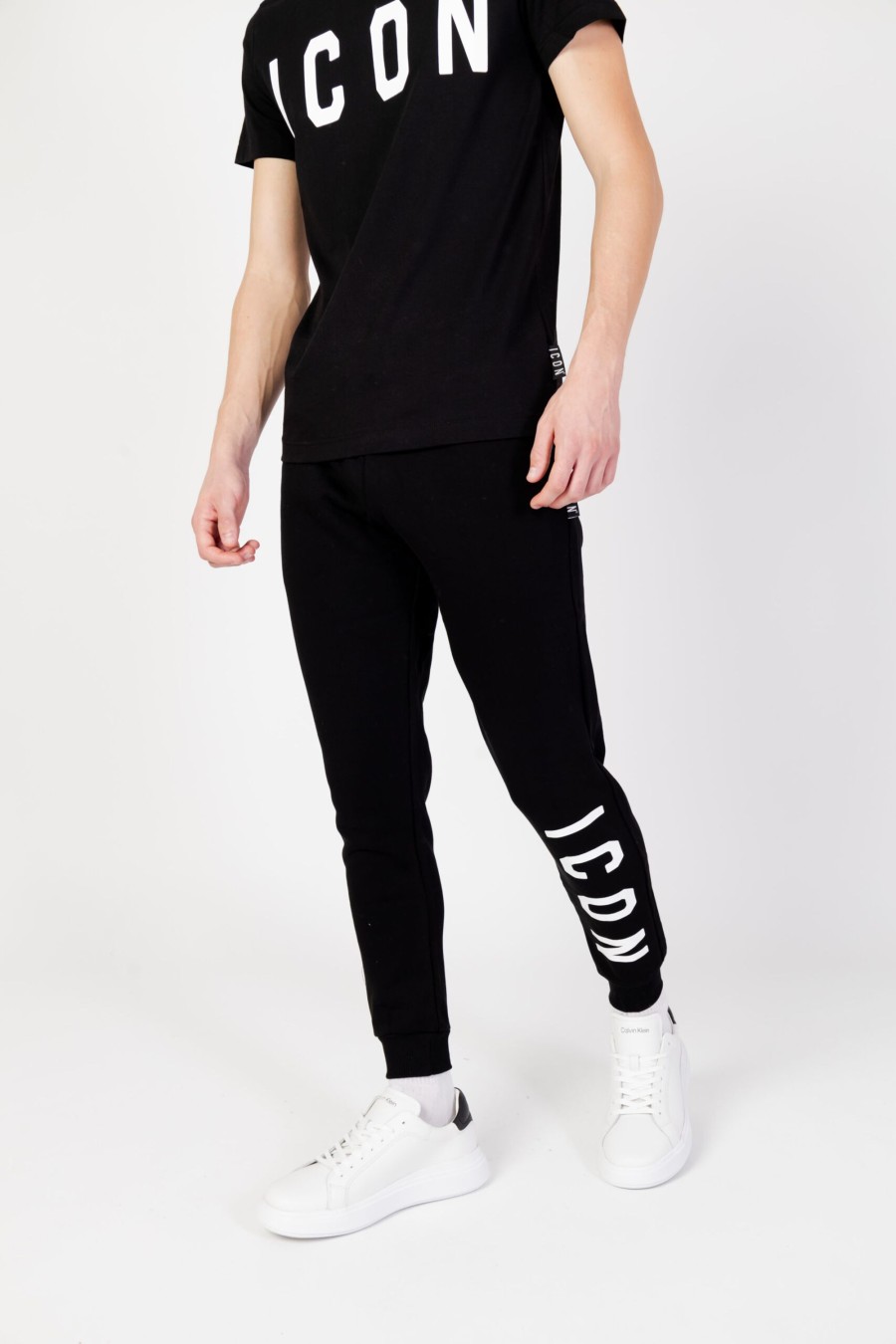 Uomo Icon | Pantaloni Sportivi Icon Logo Nero