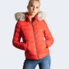 Donna Tommy Hilfiger | Piumino Tommy Hilfiger Tjw Basic Hooded Rosso