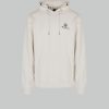 Uomo Aquascutum | Felpa Con Cappuccio Aquascutum Active Small Logo Hoodie Fleece Grigio Chiaro