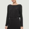 Donna Calvin Klein | Vestito Midi Calvin Klein Open Back Nero