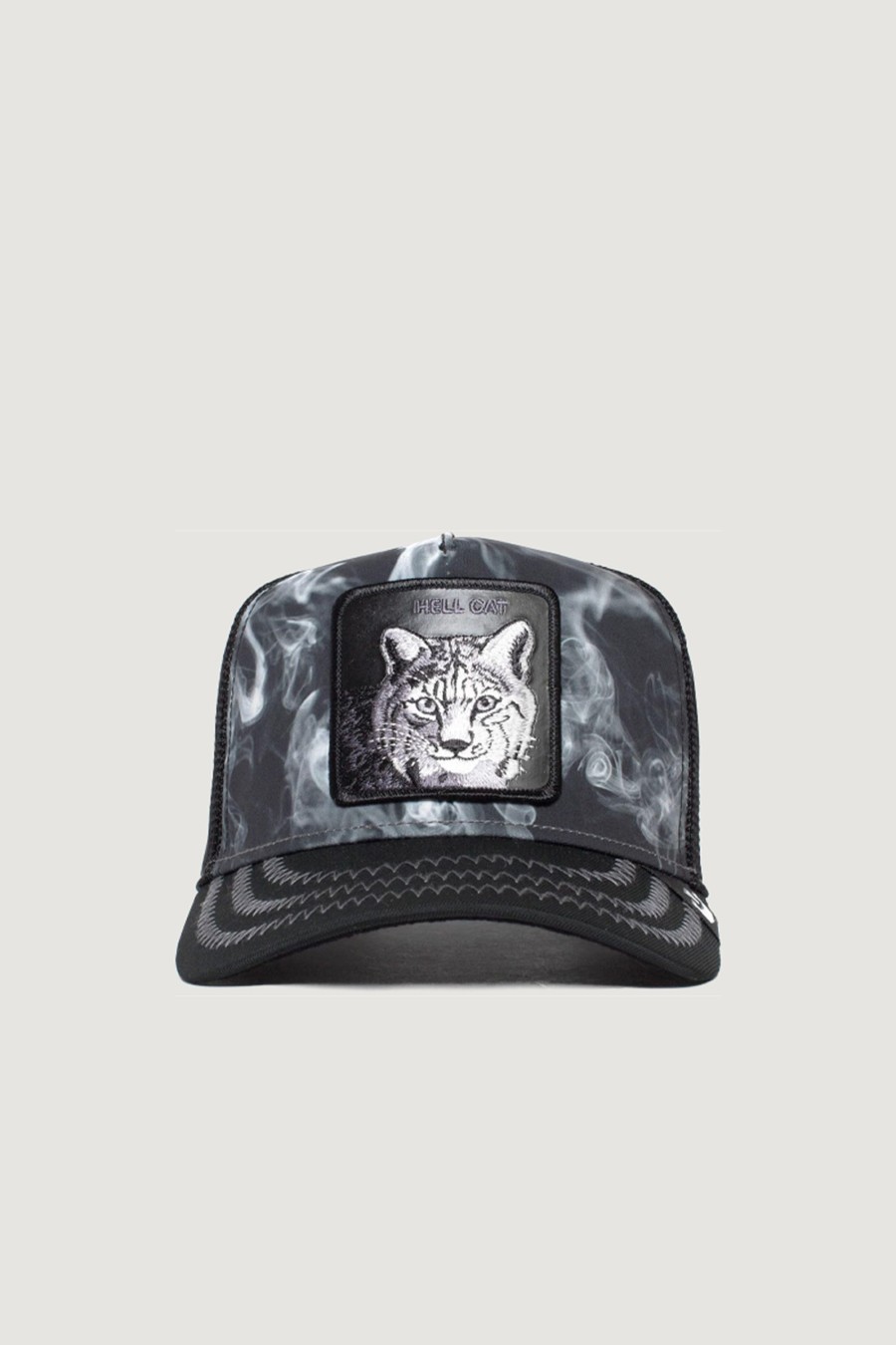 Uomo Goorin Bros | Cappello Con Visiera Goorin Bros Hell Cat Nero